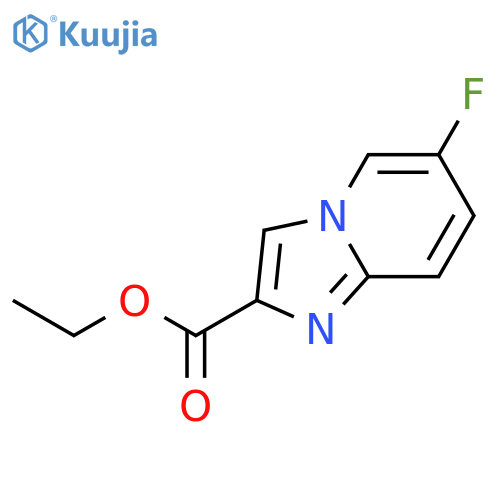Ethyl 6-fluoroimidazo1,2-apyridine-2-carboxylate structure