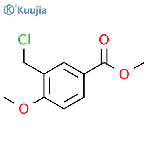 Methyl 3-(chloromethyl)-4-methoxybenzoate structure