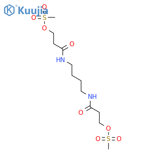 Hydracrylamide, N,n'-tetramethylenebis-, Dimethanesulfonate structure
