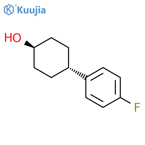 Cyclohexanol, 4-(4-fluorophenyl)-, trans- structure