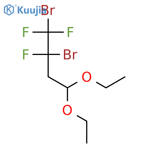 Butane, 1,2-dibromo-4,4-diethoxy-1,1,2-trifluoro- structure