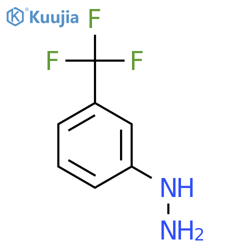 [3-(trifluoromethyl)phenyl]hydrazine structure