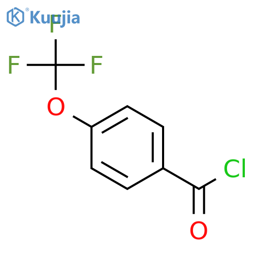 4-(Trifluoromethoxy)benzoyl chloride structure