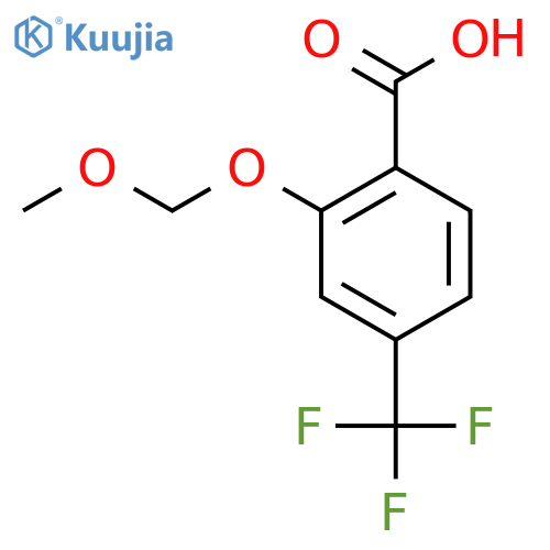 2-(methoxymethoxy)-4-(trifluoromethyl)benzoic Acid structure