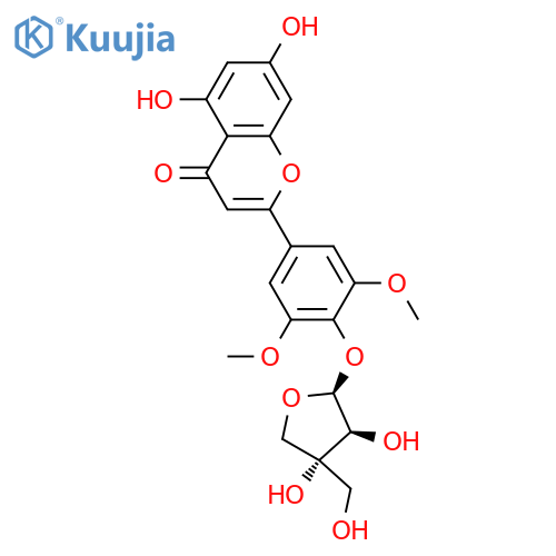 Tricin 4'-apioside structure