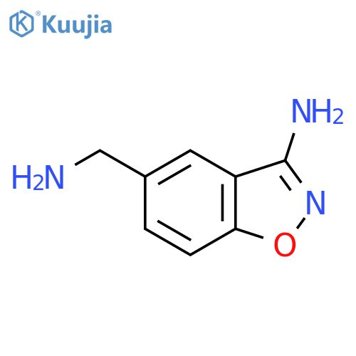 5-(Aminomethyl)benzo[d]isoxazol-3-amine structure