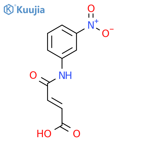 (2Z)-4-(3-nitrophenyl)amino-4-oxobut-2-enoic acid structure