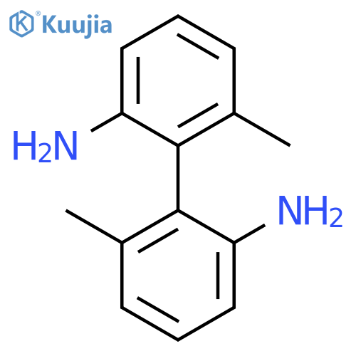 [1,1'-Biphenyl]-2,2'-diamine,6,6'-dimethyl-, (1S)- structure