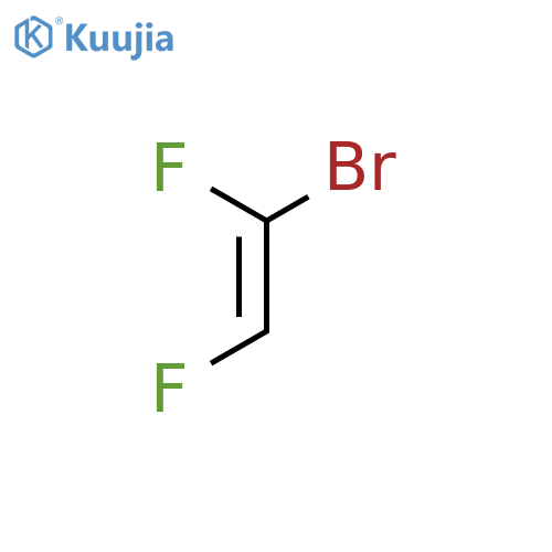 Ethene, 1-bromo-1,2-difluoro-, (1E)- structure