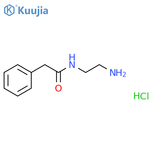 N-(2-aminoethyl)-2-phenylacetamide hydrochloride structure