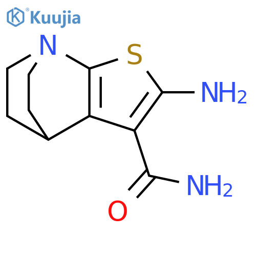 4-Amino-3-thia-1-aza-tricyclo[5.2.2.0*2,6*]undeca-2(6),4-diene-5-carboxylic acid amide structure