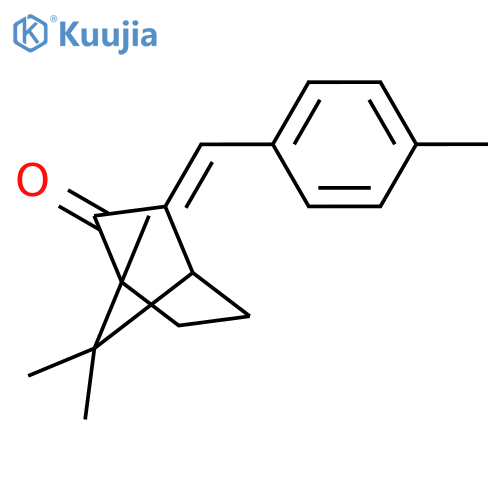 4-Methylbenzylidene camphor (Synonyms: 4-MBC; Enzacamene) structure