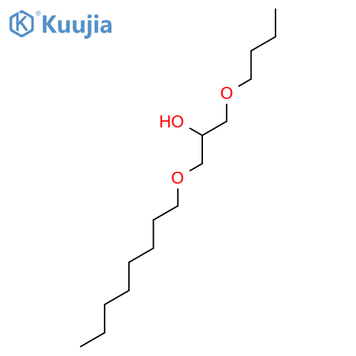 2-Propanol, 1-butoxy-3-(octyloxy)- structure