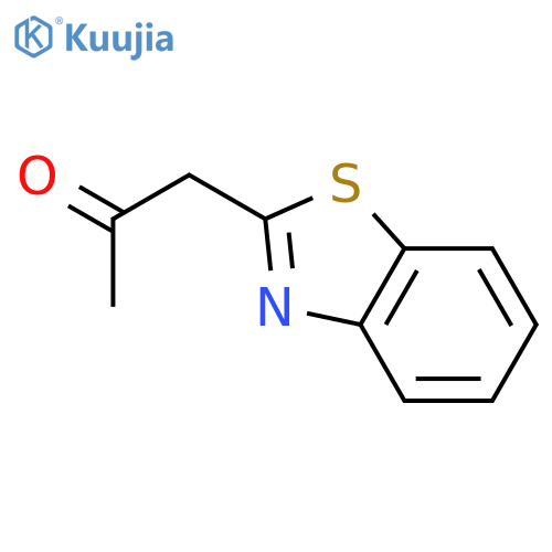 1-(1,3-benzothiazol-2-yl)propan-2-one structure