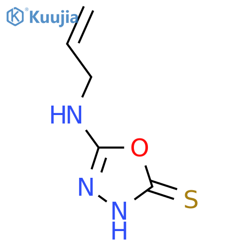 5-(Prop-2-en-1-ylamino)-1,3,4-oxadiazole-2-thiol structure