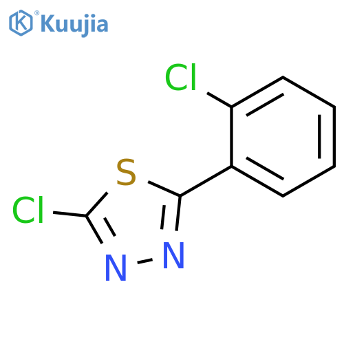 2-Chloro-5-(2-chlorophenyl)-1,3,4-thiadiazole structure