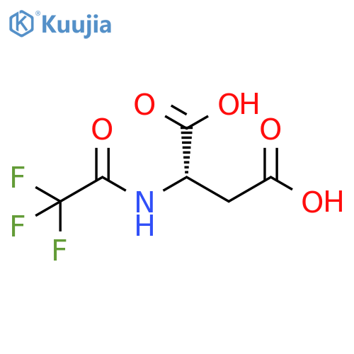 N-(2,2,2-Trifluoroacetyl)-L-aspartic acid structure