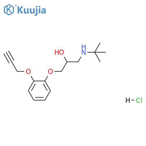 Pargolol hydrochloride structure