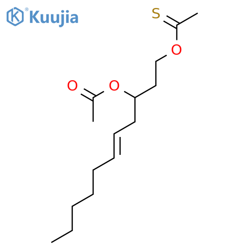3-Acetoxy-5-undecenyl thioacetate structure