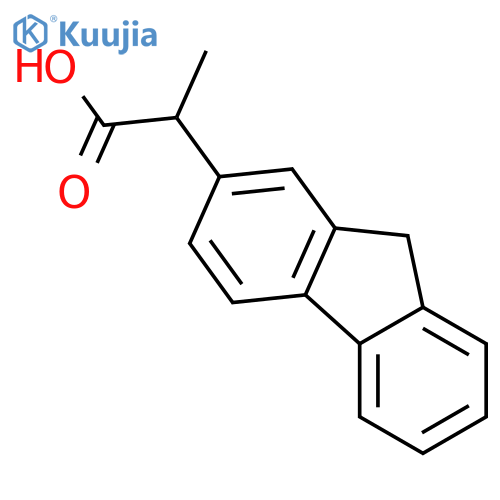 2-(9H-Fluoren-2-yl)propanoic Acid structure