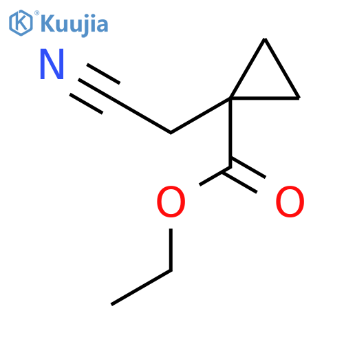 ethyl 1-(cyanomethyl)cyclopropanecarboxylate structure