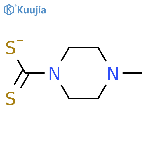 4-Methylpiperazine-1-carbodithioate structure