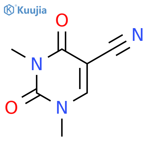 1,3-Dimethyl-5-cyanouracil structure