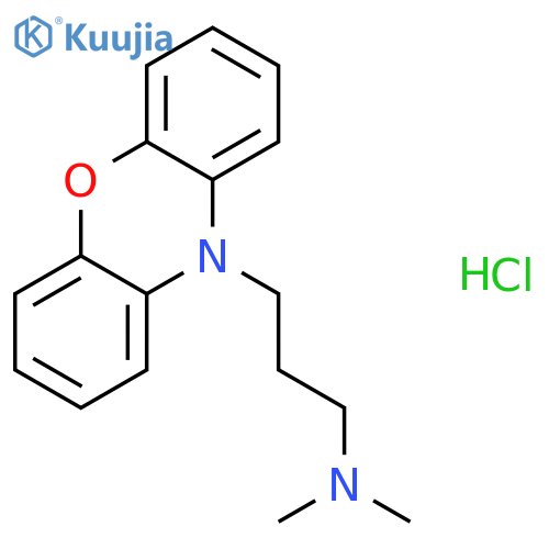 10H-Phenoxazine-10-propanamine,N,N-dimethyl-, hydrochloride (1:?) structure