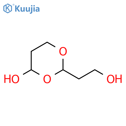 2-(2-Hydroxyethyl)-4-hydroxy-1,3-dioxane structure