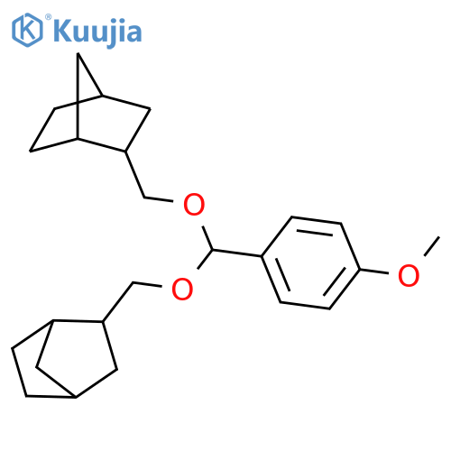 Bicyclo[2.2.1]heptane,2,2'-[[(4-methoxyphenyl)methylene]bis(oxymethylene)]bis- structure