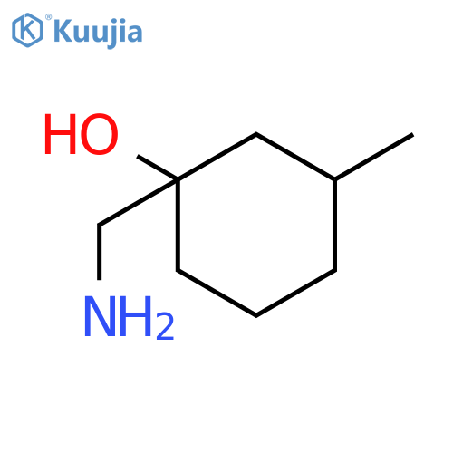 1-(Aminomethyl)-3-methylcyclohexanol structure
