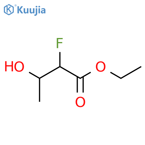 ethyl 2-fluoro-3-hydroxybutanoate structure