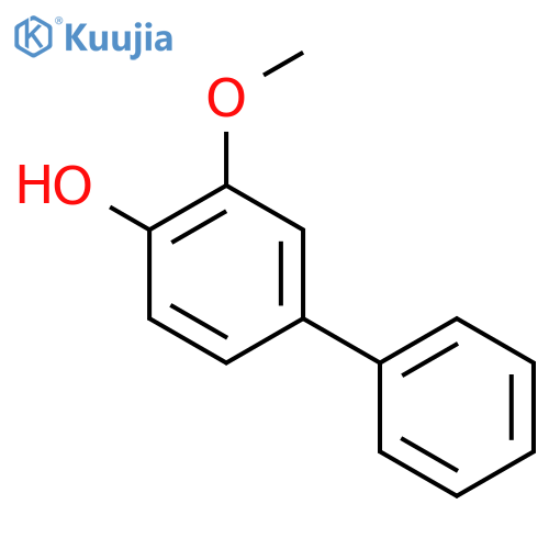 2-Methoxy-4-phenylphenol structure