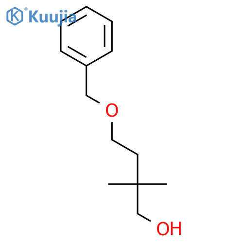 4-(benzyloxy)-2,2-dimethylbutan-1-ol structure