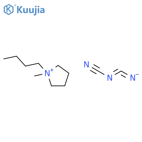 1-Butyl-1-methylpyrrolidinium dicyanamide structure