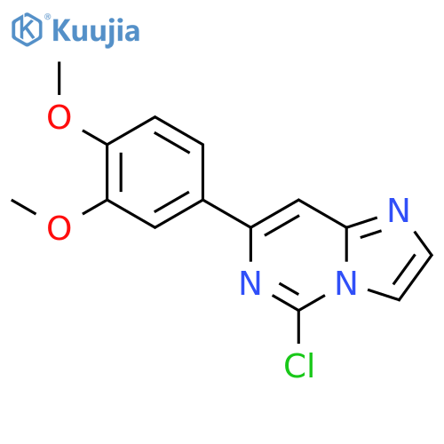 5-Chloro-7-(3,4-dimethoxyphenyl)imidazo1,2-cpyrimidine structure