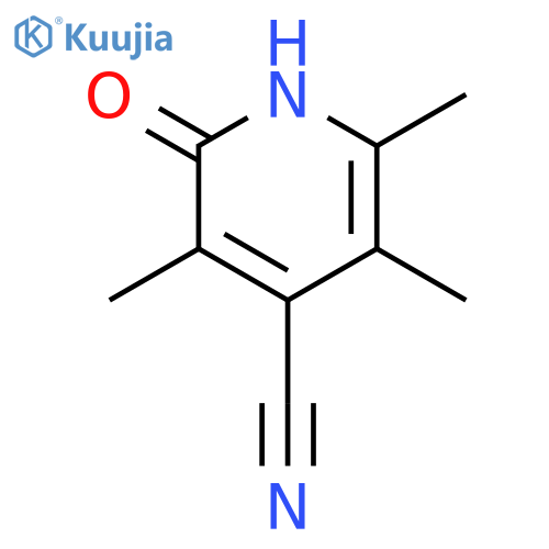 4-Pyridinecarbonitrile,1,2-dihydro-3,5,6-trimethyl-2-oxo- structure