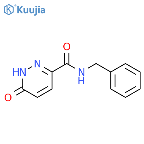 N-benzyl-6-oxo-1,6-dihydropyridazine-3-carboxamide structure