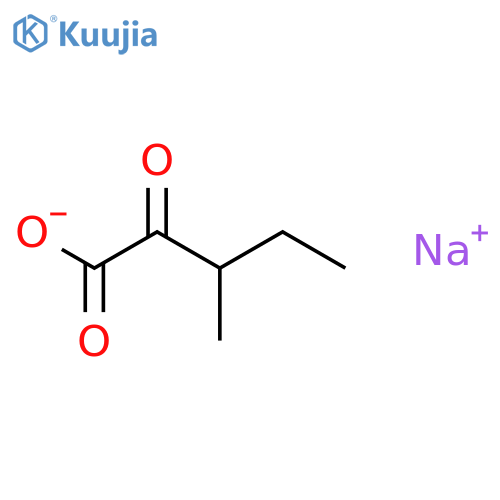 3-Methyl-2-oxovaleric acid sodium structure