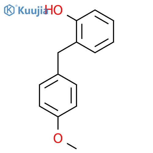 2-[(4-methoxyphenyl)methyl]phenol structure