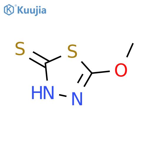5-methoxy-1,3,4-thiadiazole-2-thiol structure