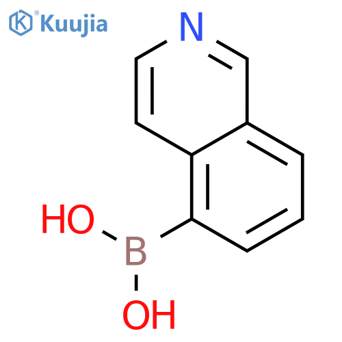(isoquinolin-5-yl)boronic acid structure