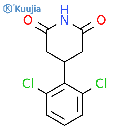 4-(2,6-Dichlorophenyl)piperidine-2,6-dione structure
