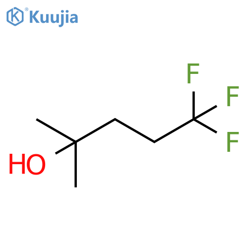 5,5,5-Trifluoro-2-methylpentan-2-ol structure