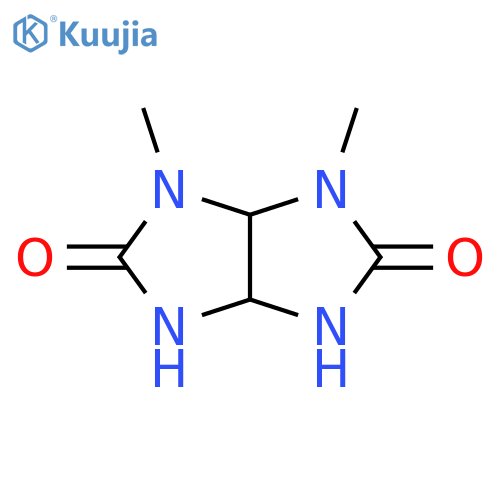 3,4-dimethyl-1,3a,6,6a-tetrahydroimidazo[4,5-d]imidazole-2,5-dione structure