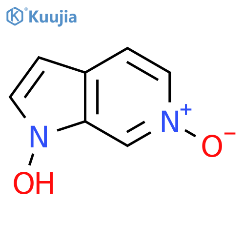 1H-Pyrrolo[2,3-c]pyridine,1-hydroxy-, 6-oxide structure