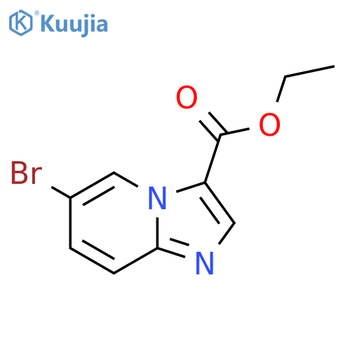 Ethyl 6-bromoimidazo[1,2-a]pyridine-3-carboxylate structure