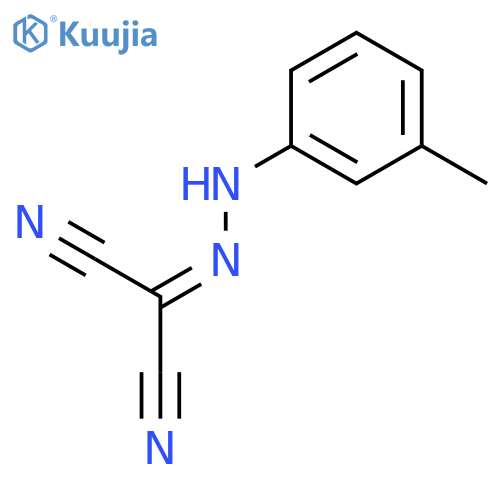 Propanedinitrile, [(3-methylphenyl)hydrazono]- structure