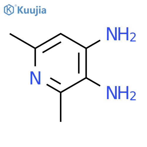 2,6-Dimethylpyridine-3,4-diamine structure