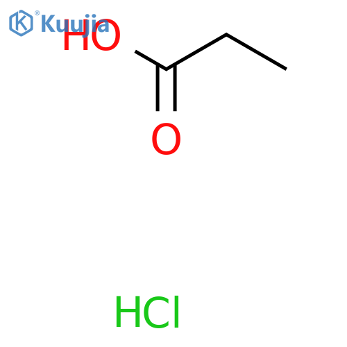 Propionic acid hydrochloride structure
